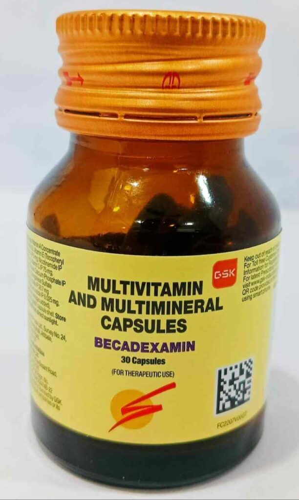 Becadexamin tablet uses in Hindi