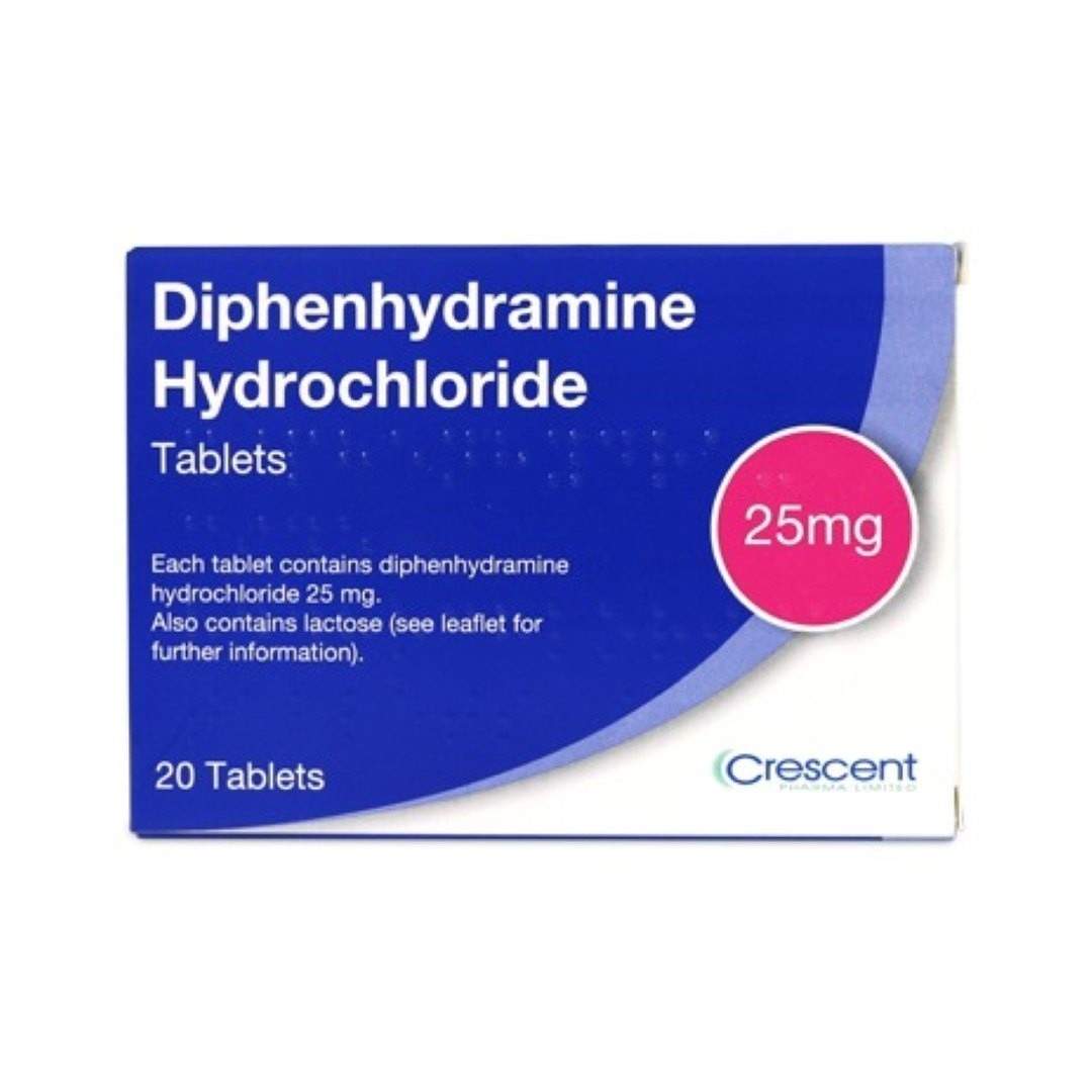 Diphenhydramine Hydrochloride का पैक