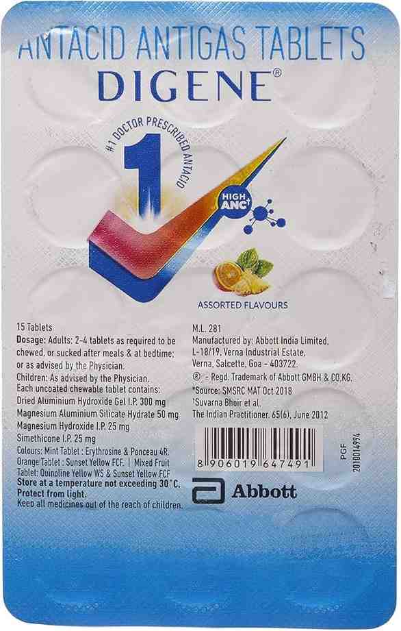 Digene tablet uses in Hindi