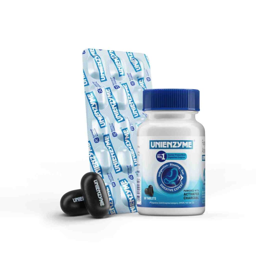 Unienzyme tablet uses in Hindi