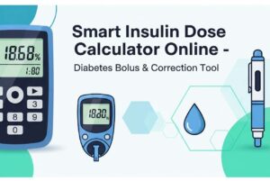 Smart Insulin Dose Calculator Online – Diabetes Bolus & Correction Tool